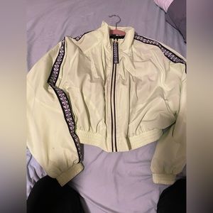 Neon green guess jacket